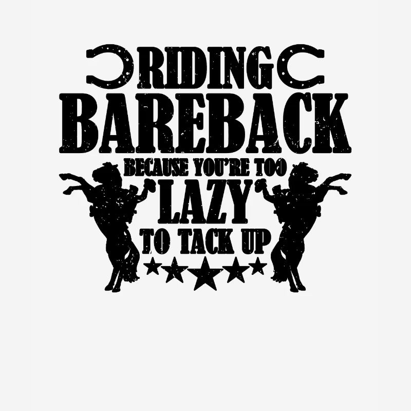 Bareback parce que vous êtes Rodeo Rider Bareback Rider