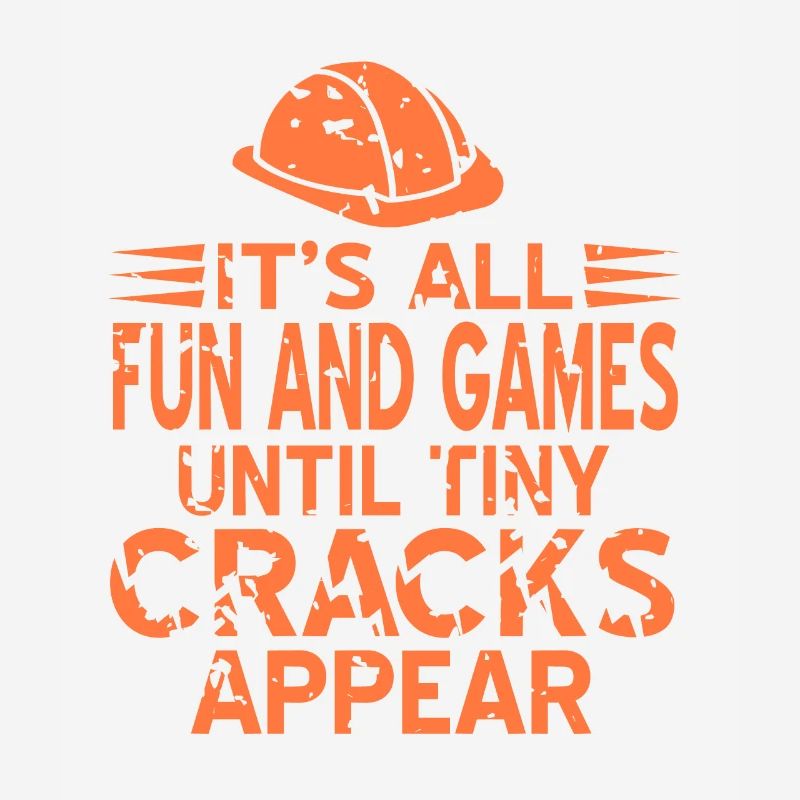 All Fun & Games Until Tiny Cracks Appear Funny