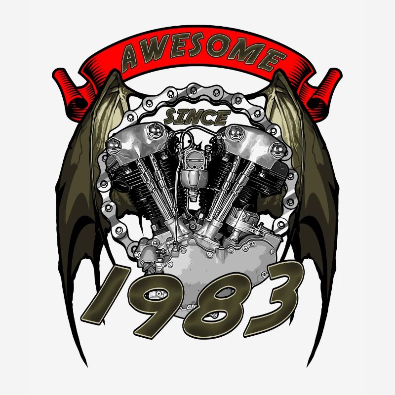 Awesome since 1983, Biker Geburtstag