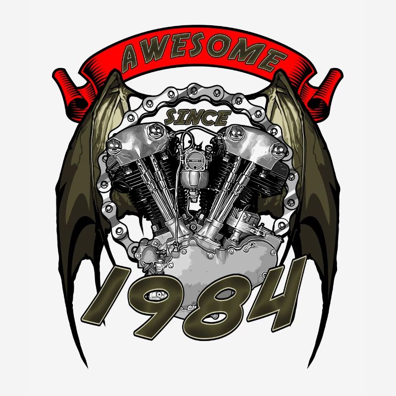 Awesome since 1984, Biker Geburtstag