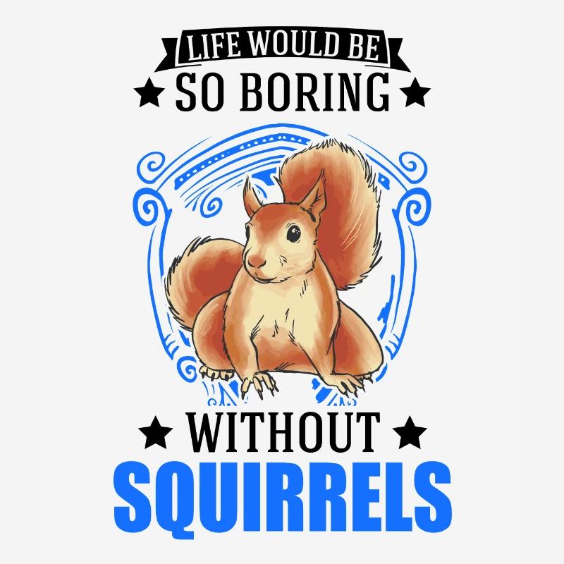 Eichhörnchen Geschenk Squirrel Grauhörnchen