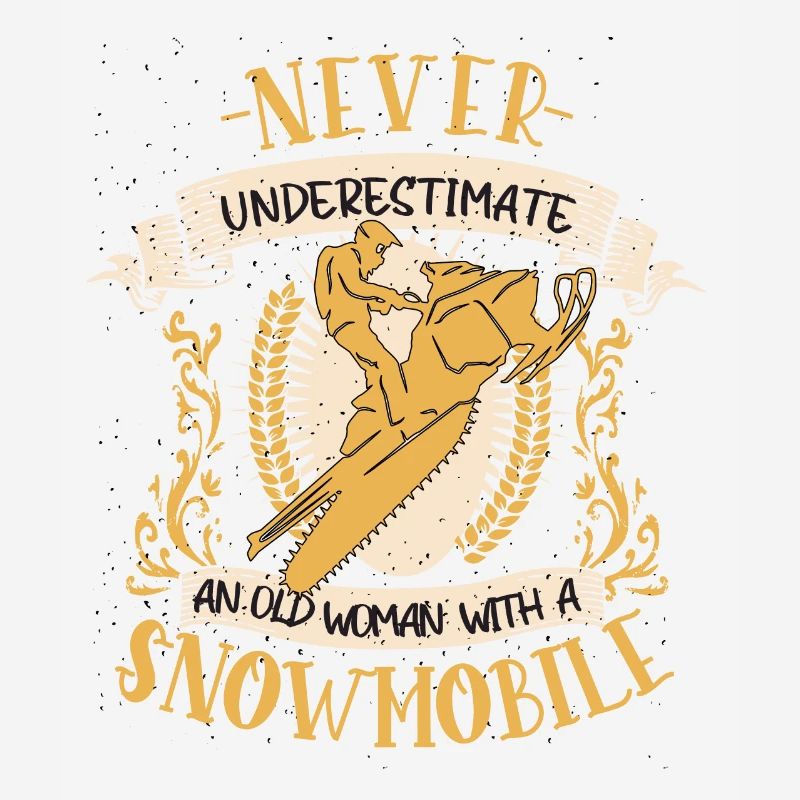 Snowmobile Snowmobile Fun Gift