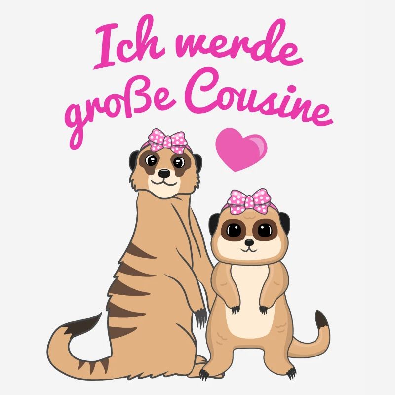 Ich Werde Große Cousine Erdmännchen Geschenk