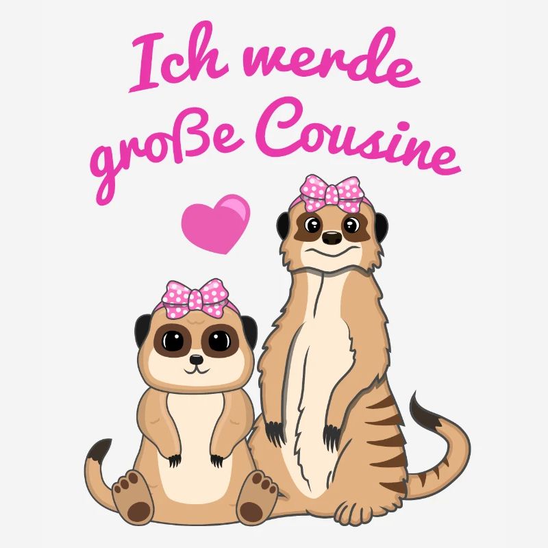 Ich Werde Große Cousine Erdmännchen Geschenk