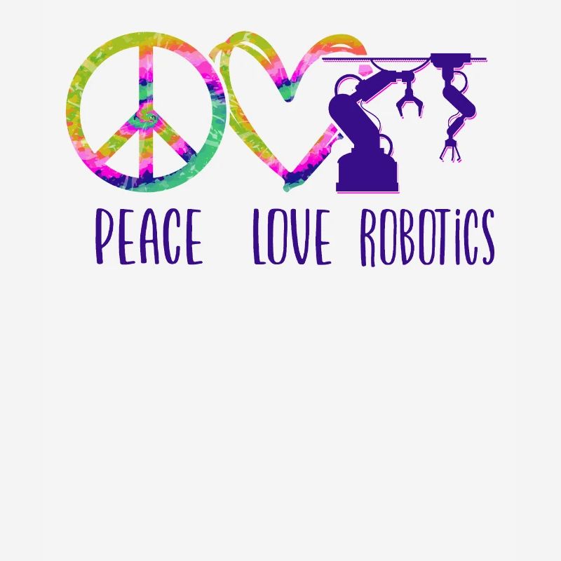 Robot Robotics Engineer Tie Dye