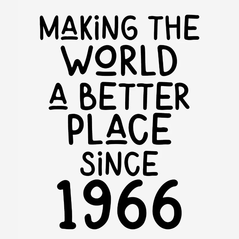Making the World a better place since 1966