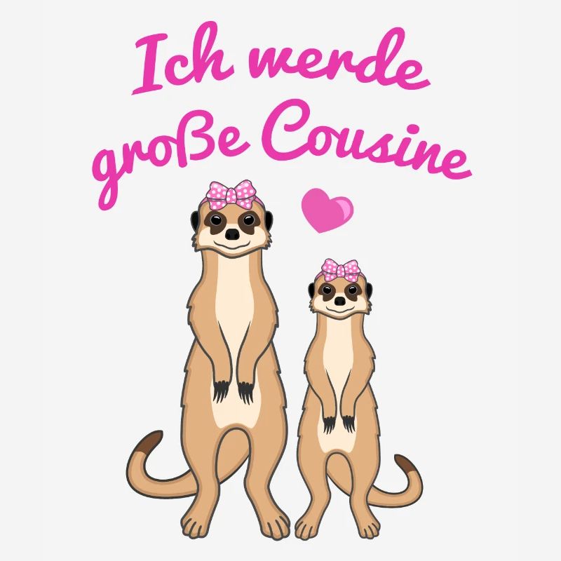 Ich Werde Große Cousine Erdmännchen Geschenk