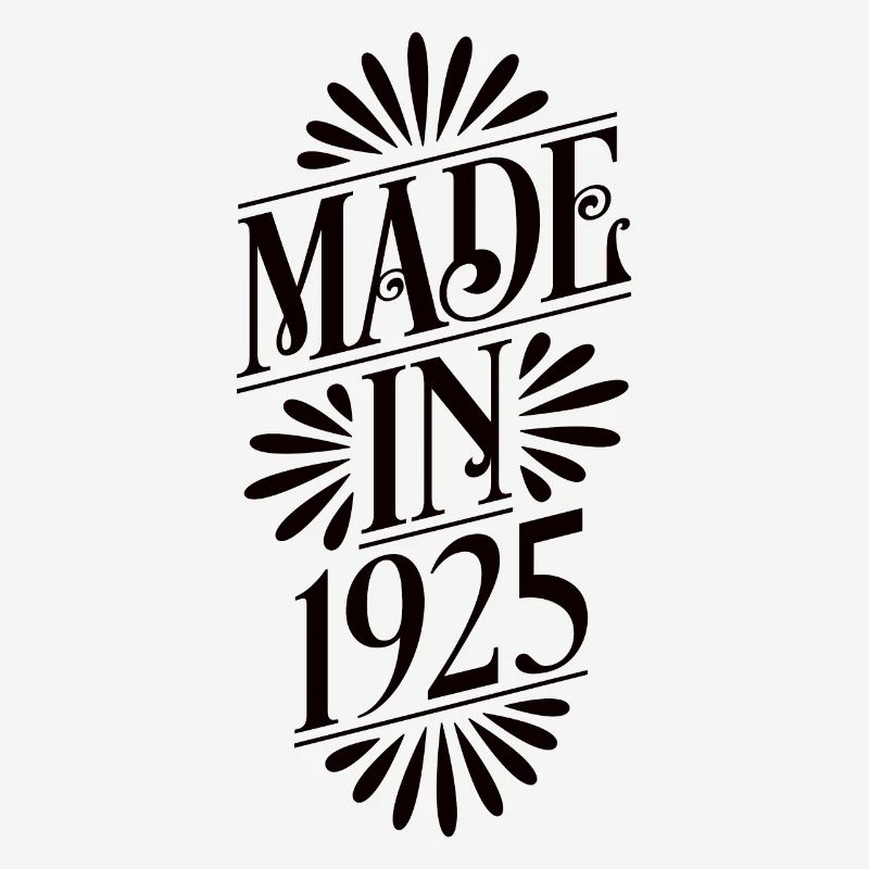 1925 - Année de construction 1925 - Né en 1925