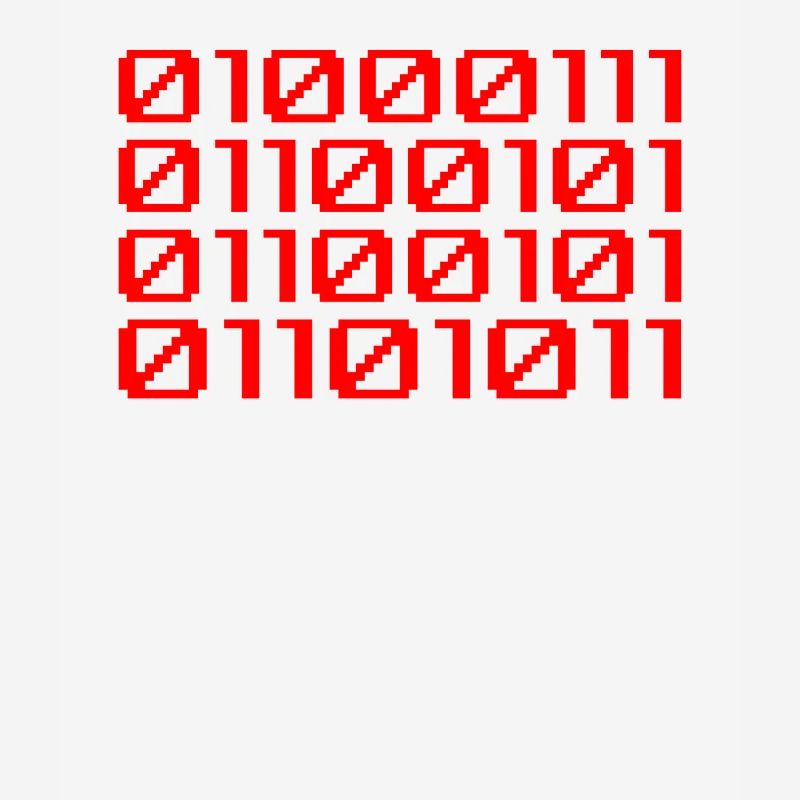 Lustiger Entwickler Binärcode Programmierer Entwickler