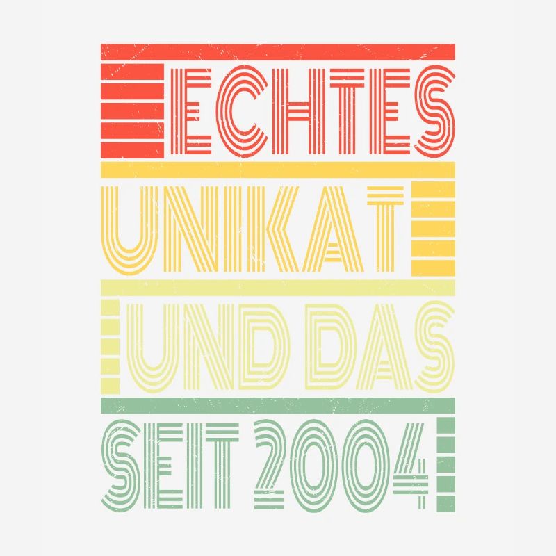 Echtes Unikat Seit 2004 Geboren 2004 Geburtstag