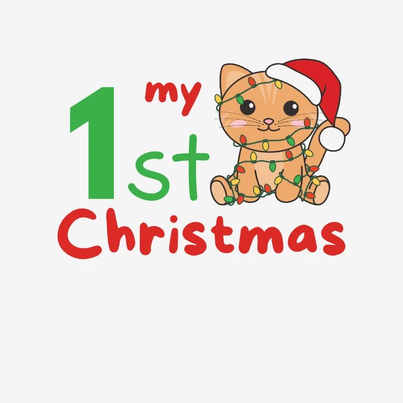 Chat de Noël Chats mon 1er Noël