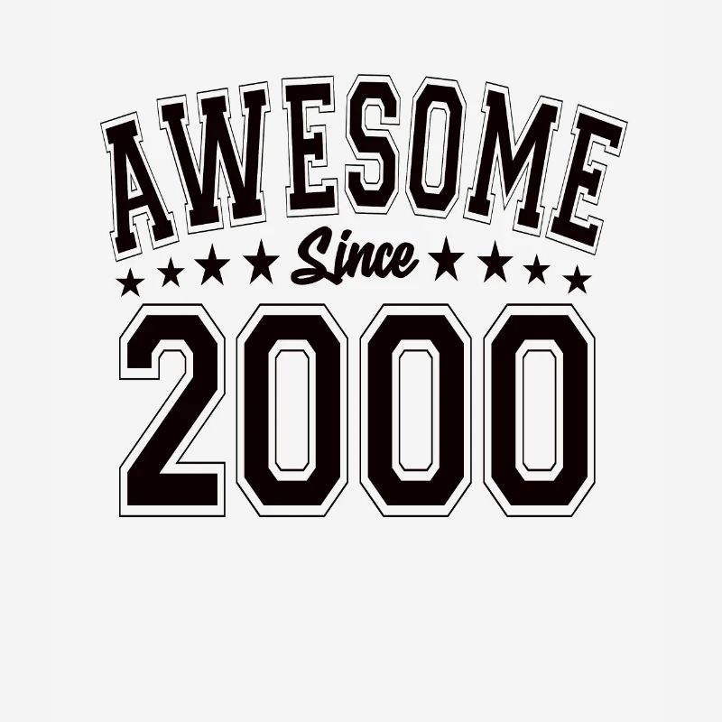 Awesome Since 2000 Birthday 2000 Vintage 2000
