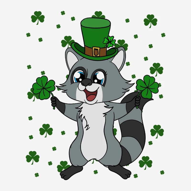 Le trèfle du raton laveur quitte la Saint-Patrick