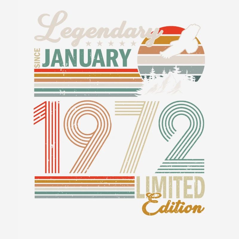 Oldtimer Janvier 1972 Né Anniversaire