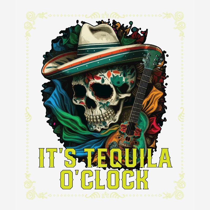 It's Tequila Oclock Alcoholic Tequila Drinker
