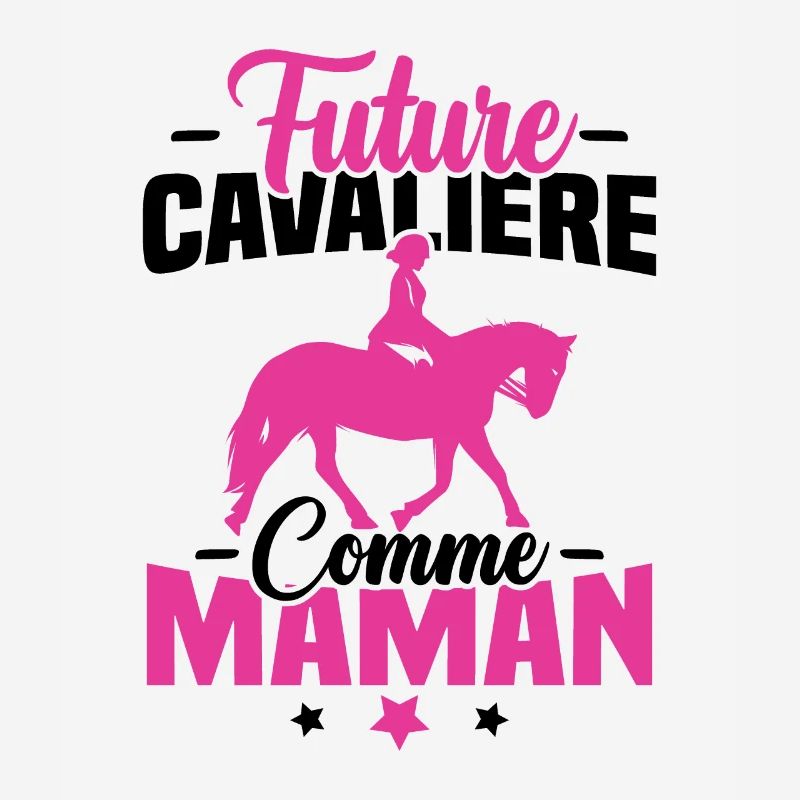 Future cavalière comme maman