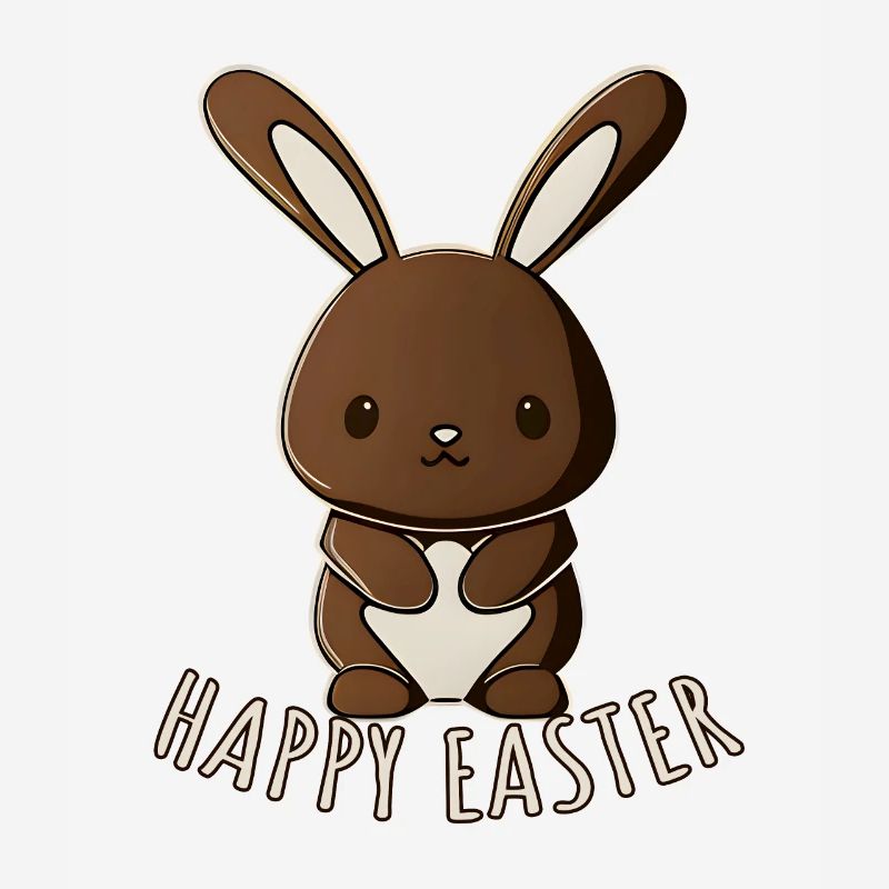 Lapin en chocolat Doux lapin en chocolat de Pâques