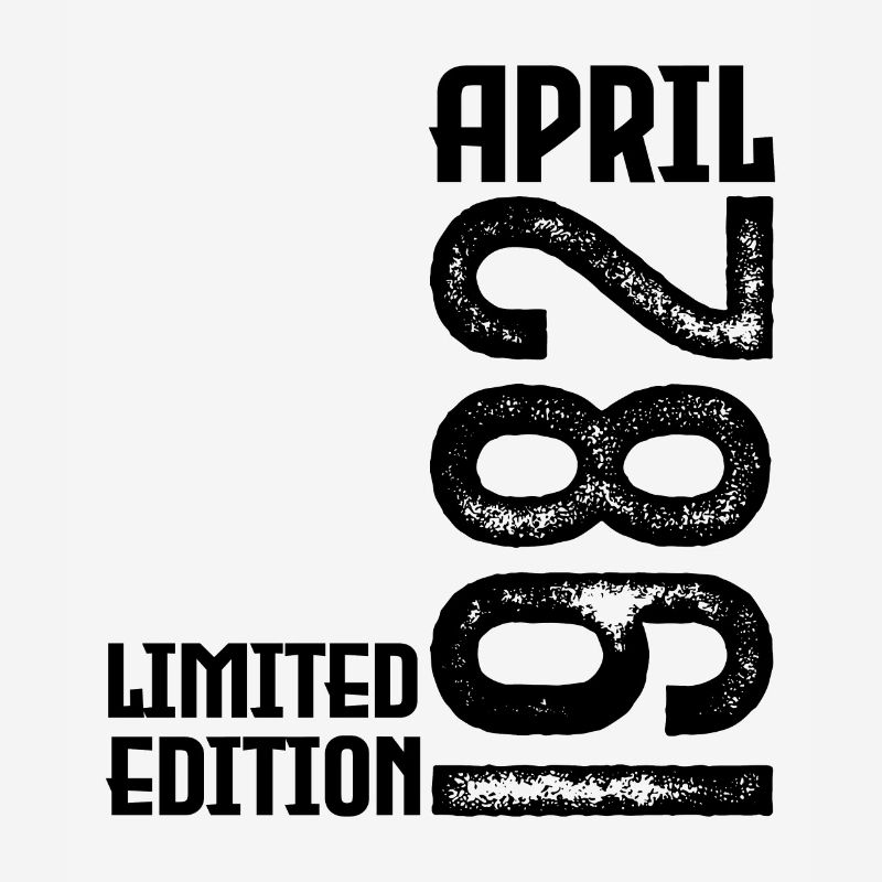 Geschenk April 1982. Geburtstag April 1982. April.