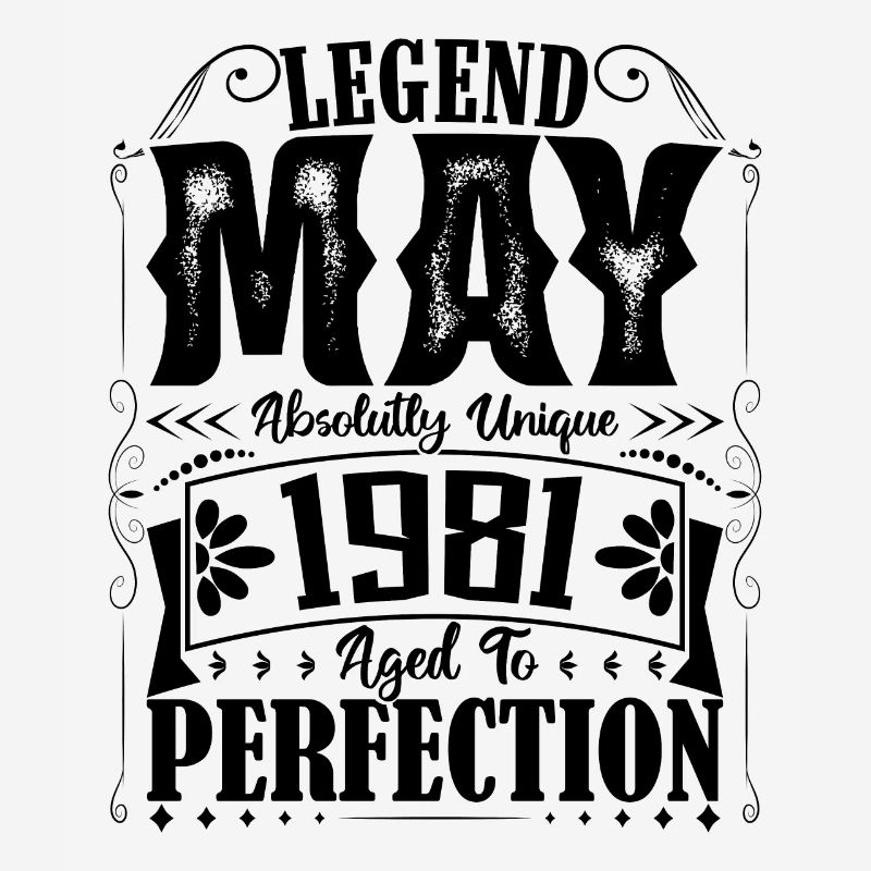 May 1981. Birthday May 1981. Gift May 1981.