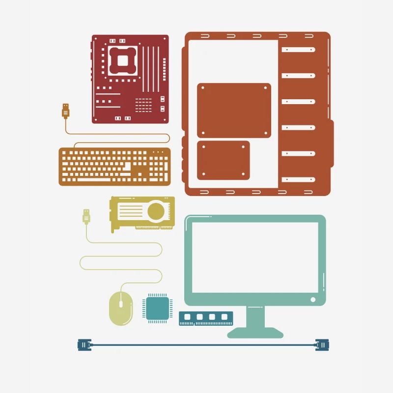 Retro Hardware Admin IT Operations Computer Scientist