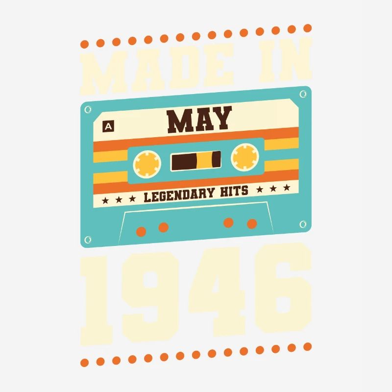 69th birthday May Born in 1954 Gift idea