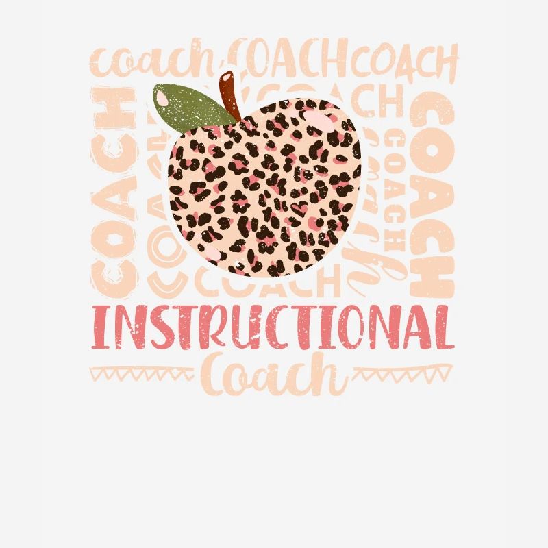 Bleached Leopard Teaching Trainer Typography Teacher