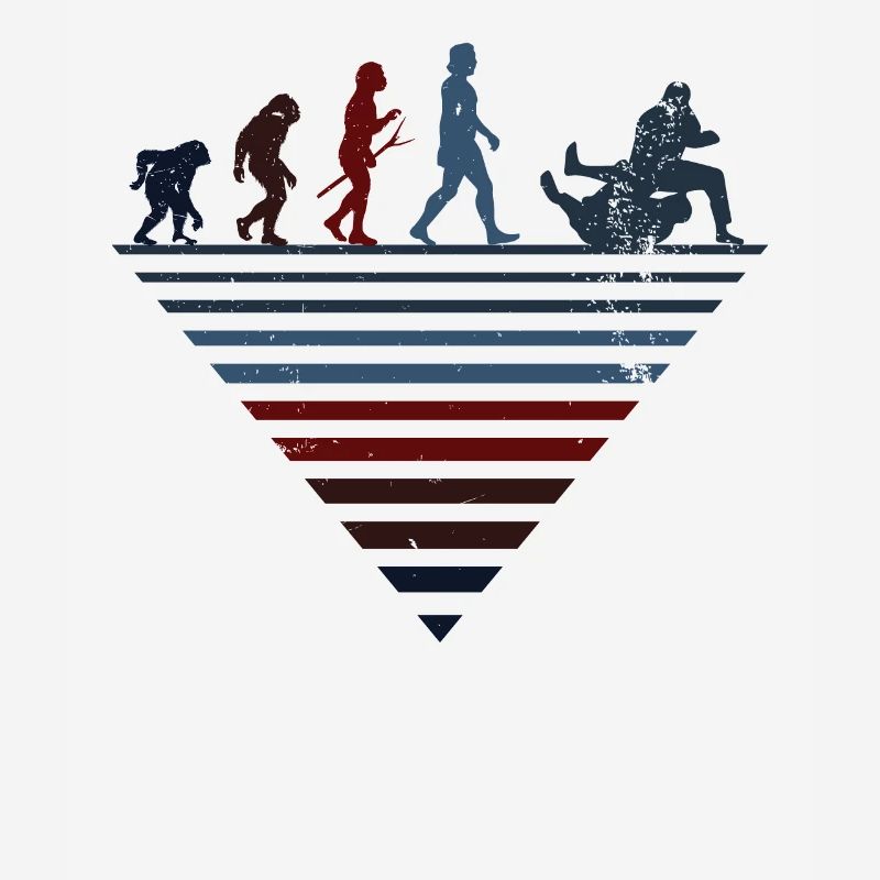 Human Evolution - Vintage Bobsled