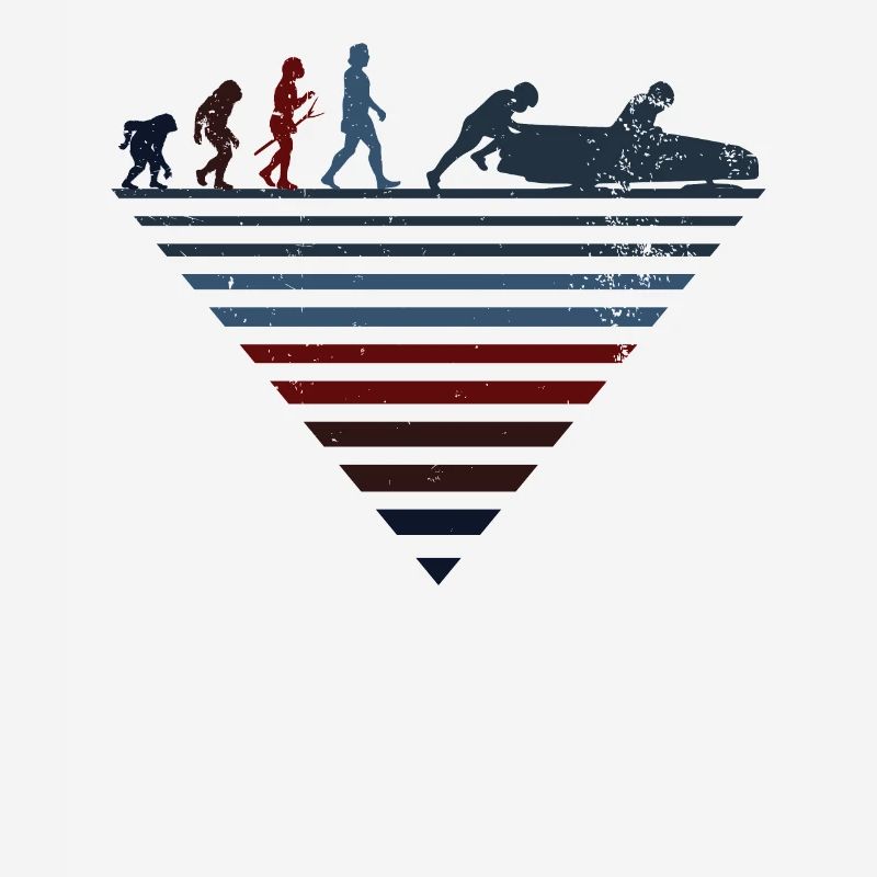 Human Evolution - Bobsleigh vintage