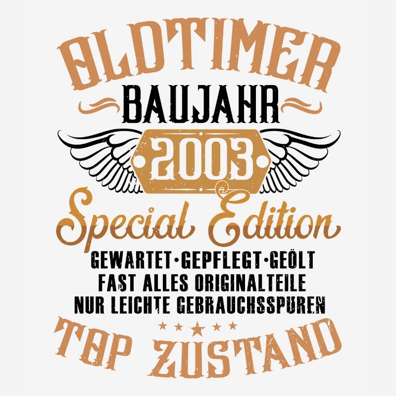 Oldtimer Special Edition Modell 2003 Geburtstag