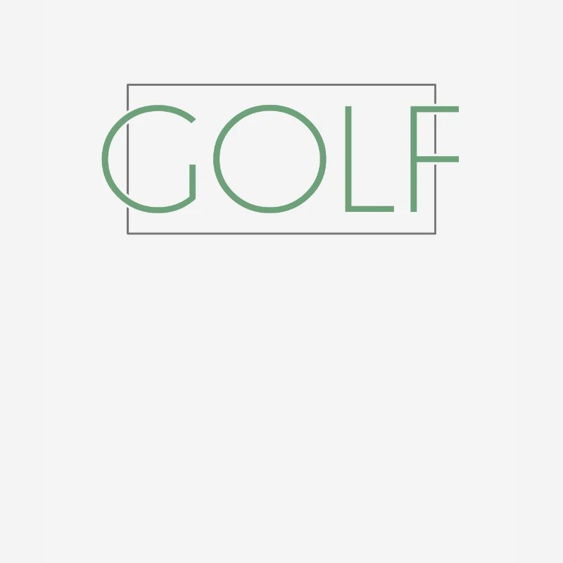 Golf lettering