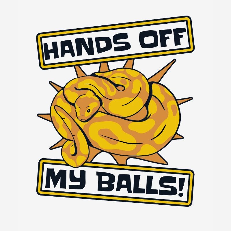 Hands Off My Balls Python Snake Banana Ball