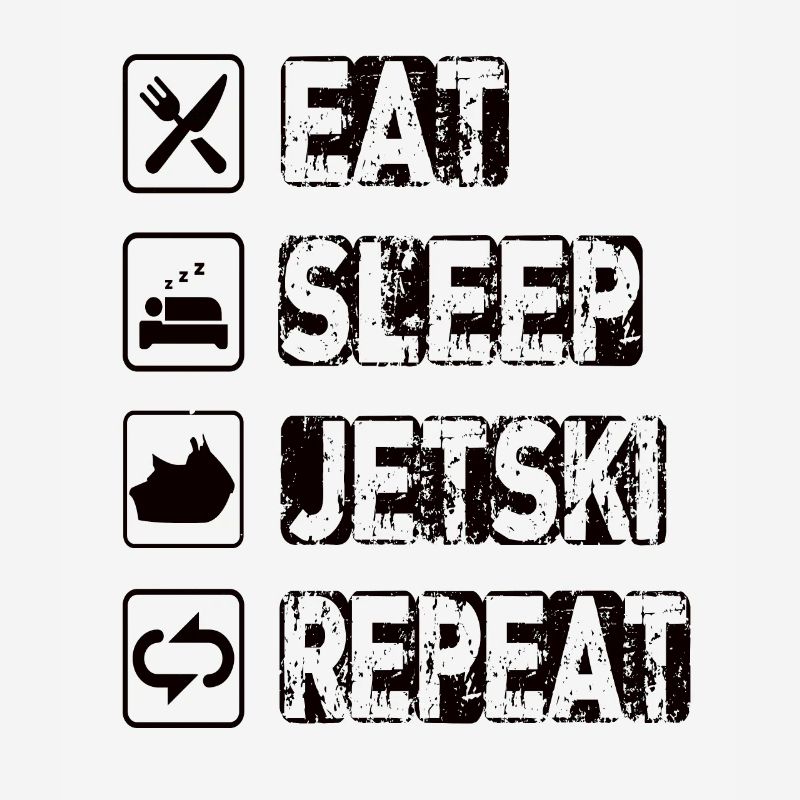Manger Sleep Jetski Répéter