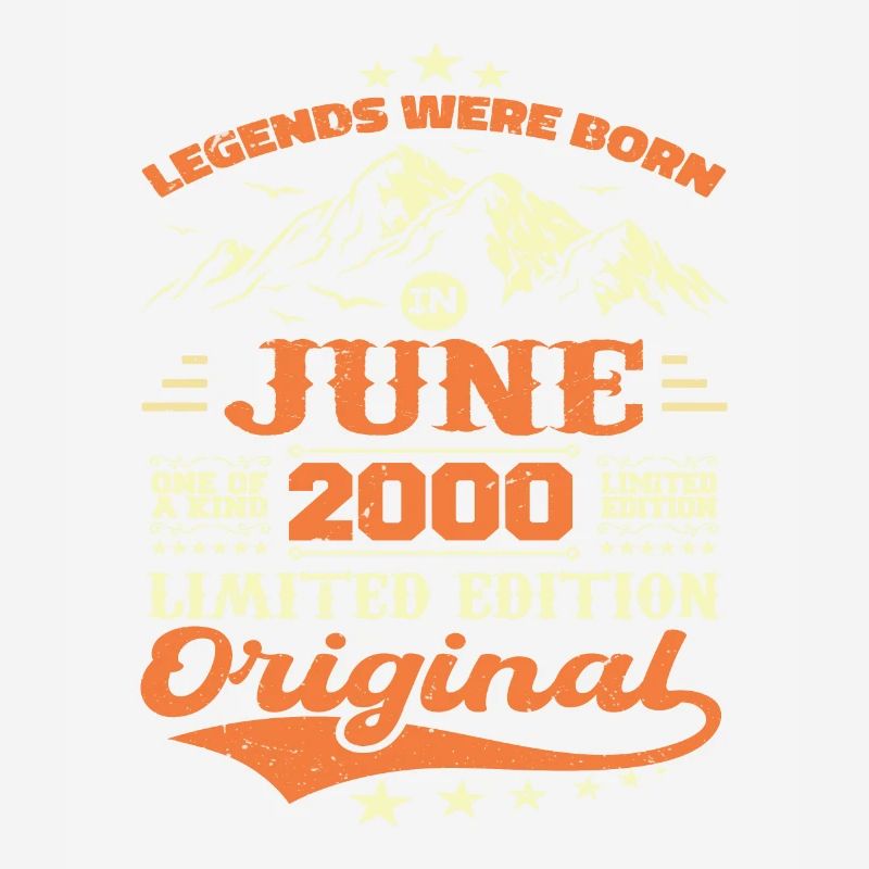 Juni 2000 Geburtstag Geboren 2000 Juni Geschenk
