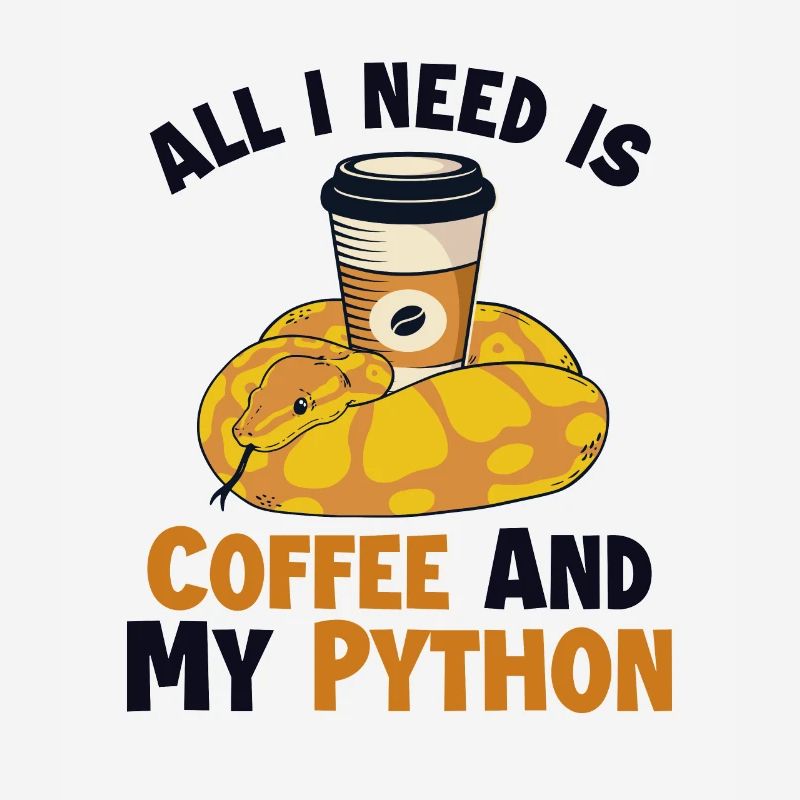 Coffee and Python Python Schlange Banana Ball