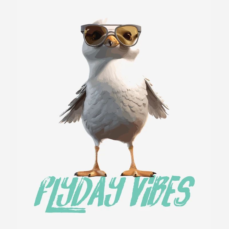 Seagull Flyday Vibes Cool Mignons vacances d’été