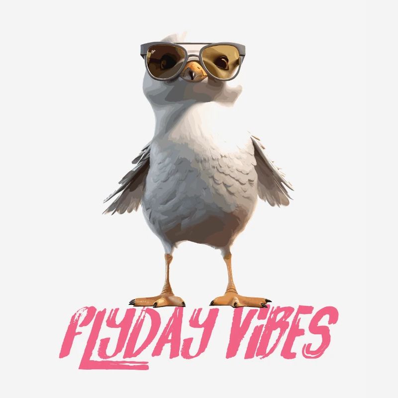 Seagull Flyday Vibes Cool Mignons vacances d’été