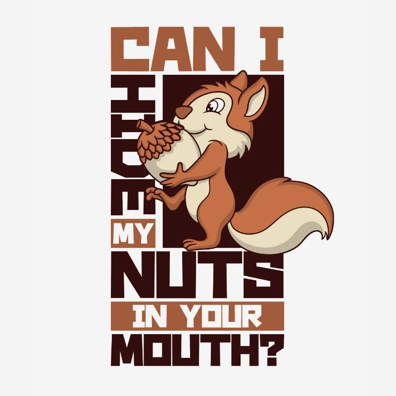 Cache mes noix dans ta bouche écureuil Eichhörnchen