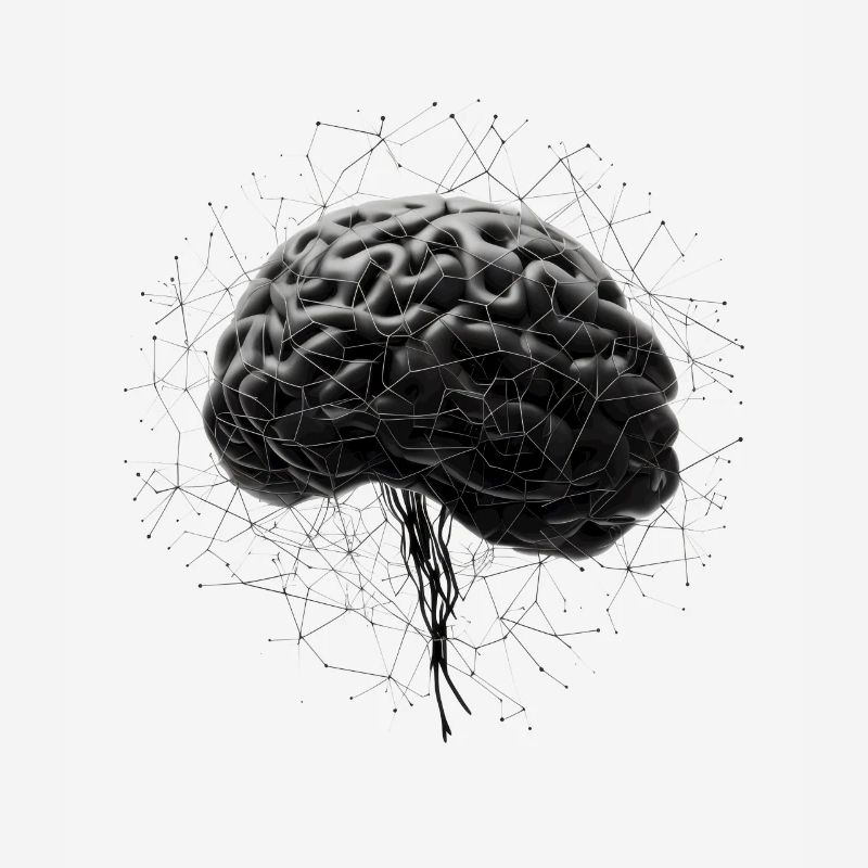 Gehirn Neuronale KI Deep Learning Computeralgorithmus