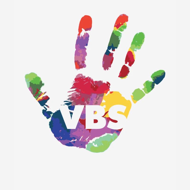 VBS Camp Aquarelle Impression de Main Bible de Vacances