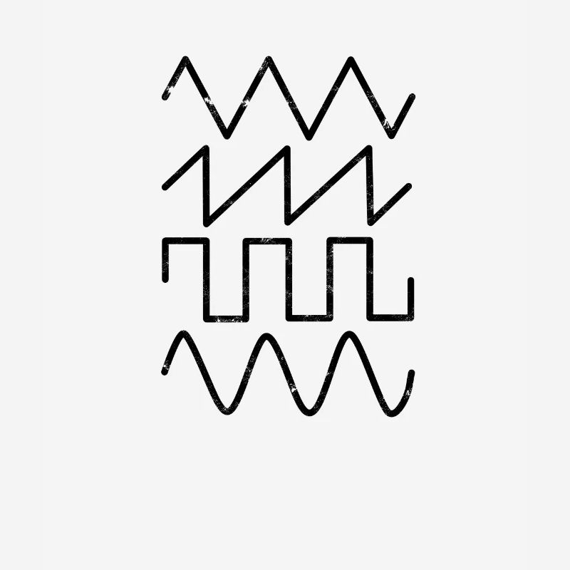 Synthesizer Synth Audio Waveform design -