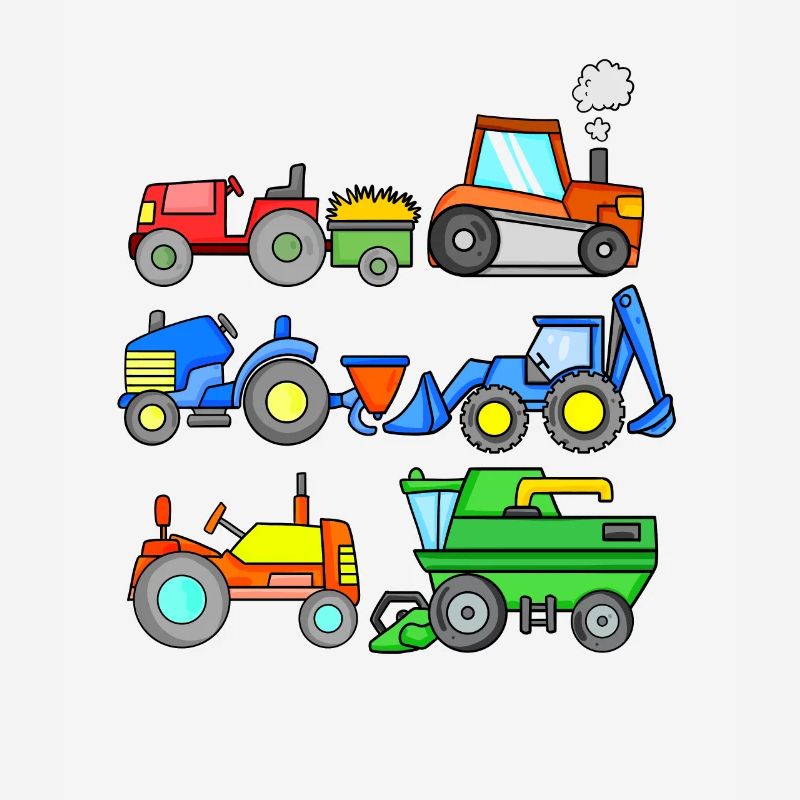 Construction site vehicles