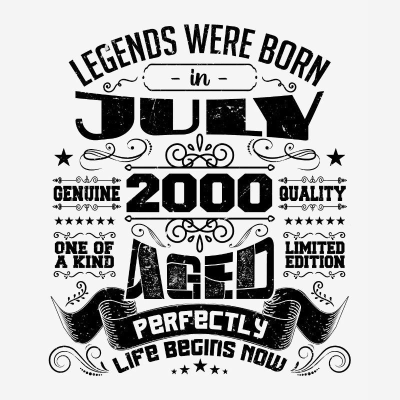 2000 Juli Geburtstagsgeschenk Juli 2000