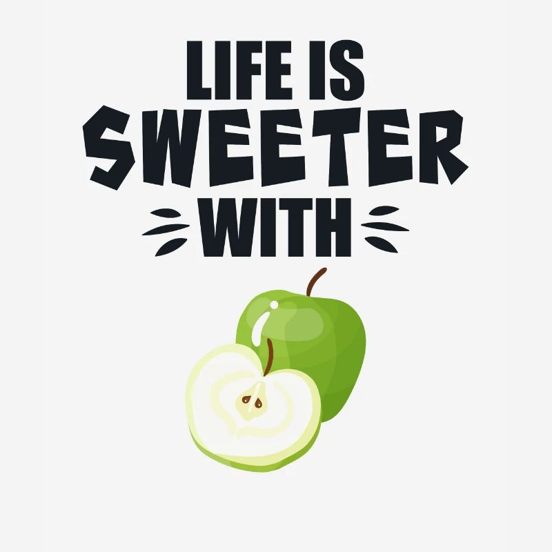 La vie est plus douce avec le fruit de la pomme