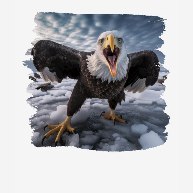 Alder bald eagle bird stone eagle