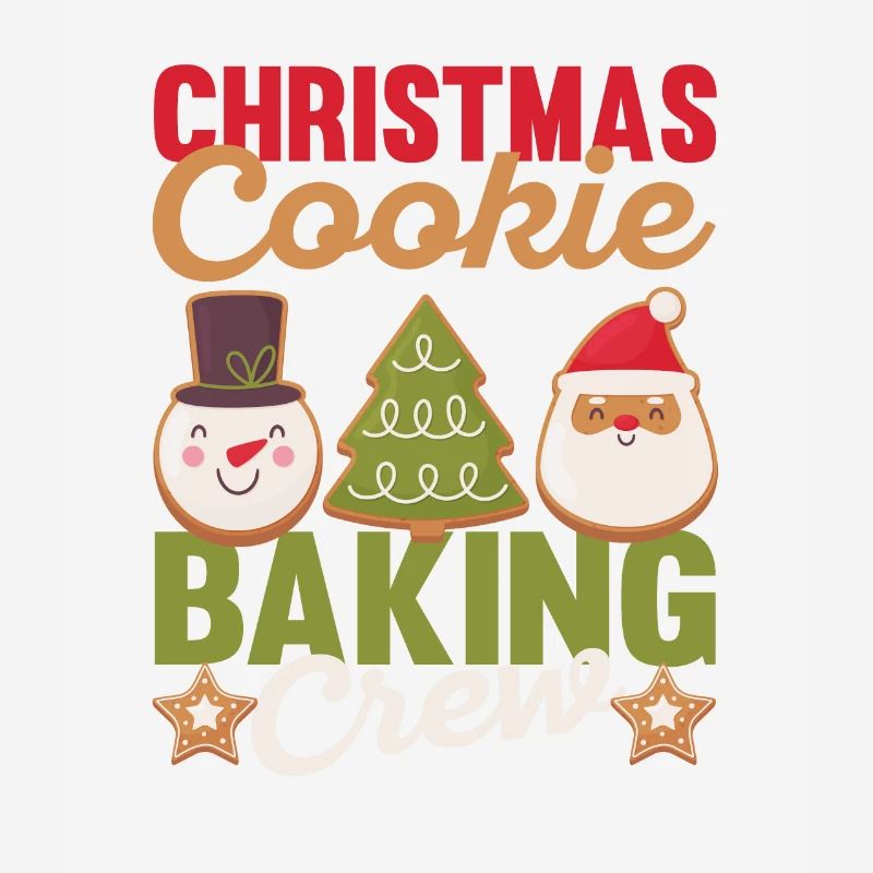 Équipe de cuisson de biscuits de Noël Assortiment amusant