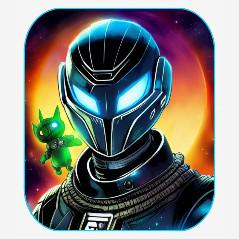 Astronaute de l’espace avec une fée extraterrestre