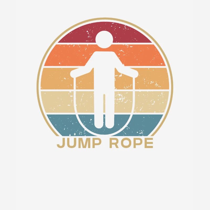Retro Springseil Springseil Springen Geschwindigkeit Springseil