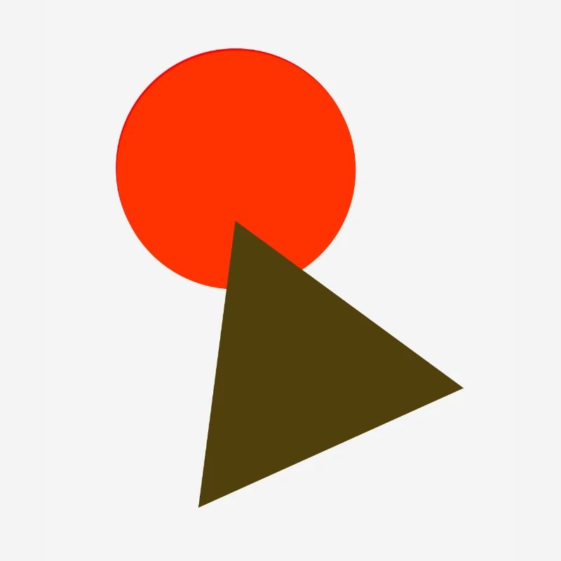 circle and triangle