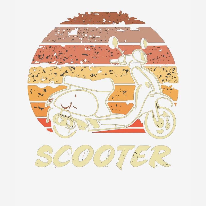 Scooter Motorroller Mofa Moped Roller