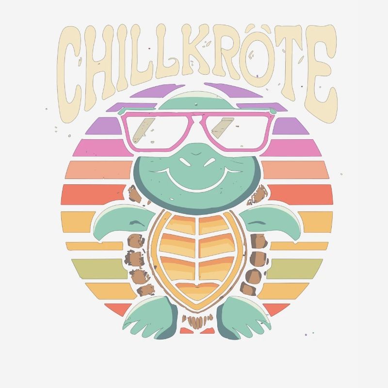 Relaxte Schildkröte Chillkröte